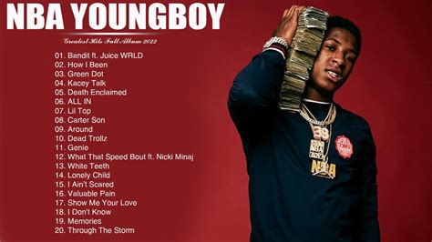 how many number 1 hits does nba youngboy have