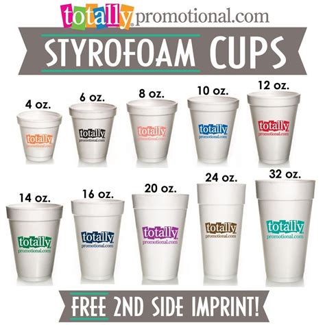 how many ounces in a styrofoam coffee cup