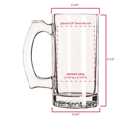 how many ounces is a tall beer mug