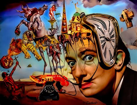 how many painting did salvador dali paint