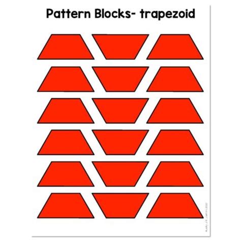 how many pattern block trapezoids would create 4 hexagons