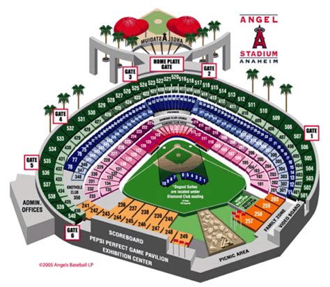 how many seats in a row at angel stadium concert