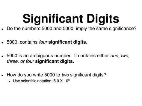 how many significant digits in 5000