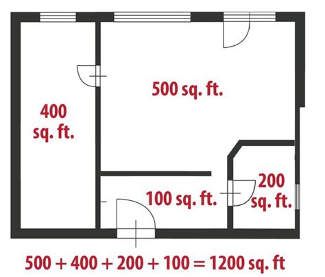 how many sq ft is 10x13