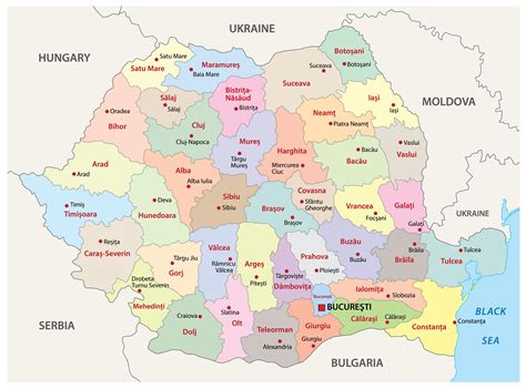 how many states are there in romania