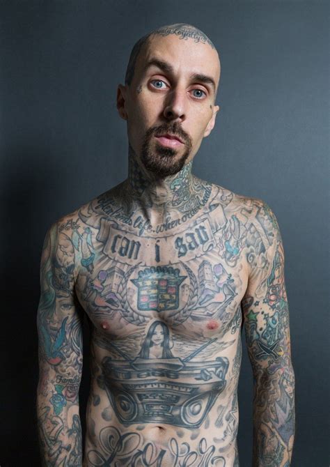 how many tattoos does travis barker have