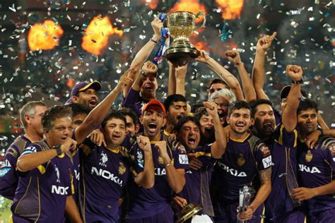 how many times did kkr win ipl