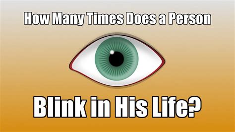 how many times does a person blink
