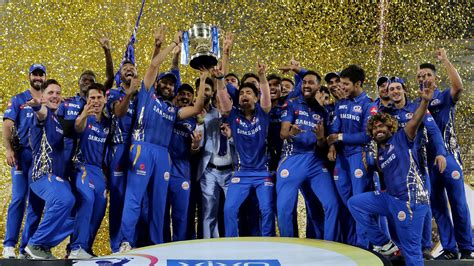 how many times mi won ipl