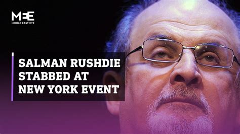 how many times was salman rushdie stabbed
