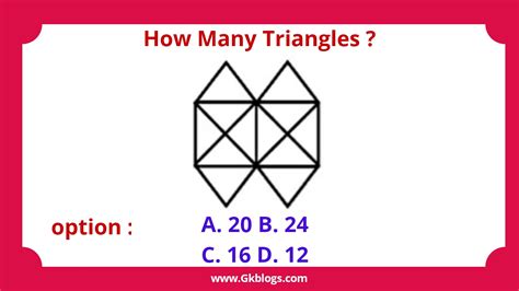 How Many Triangles Are There In The Given Figure Captionless Image
