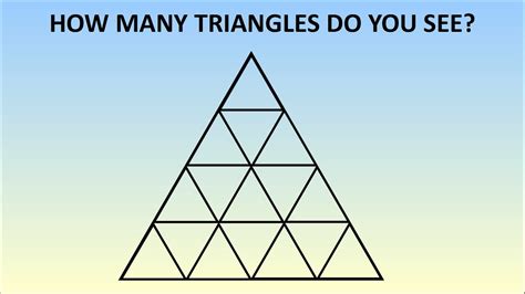 How Many Triangles Are There In This Diagram
