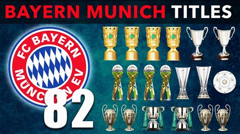 how many trophies does bayern munich have