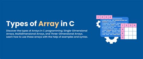 how many types of arrays in c