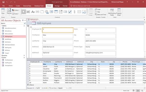 How Many Types Of Form In Ms Access