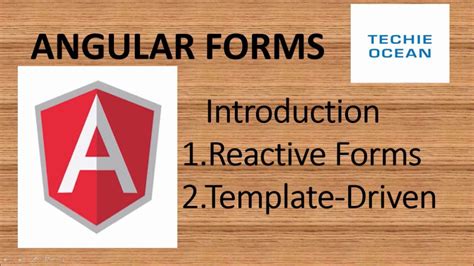 how many types of forms in angular
