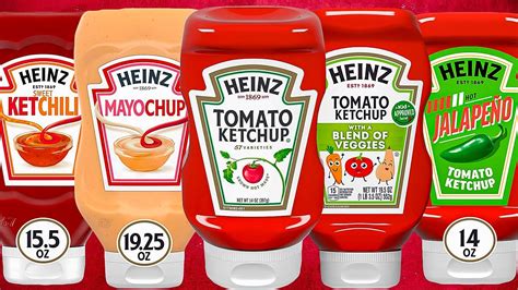 how many varieties of heinz ketchup are there