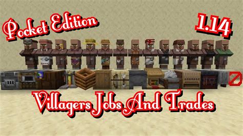 how many villager jobs are there in minecraft