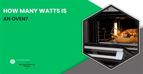 How Many Watts Does A Normal Oven Use