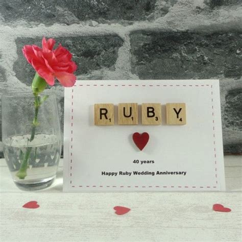 how many years is ruby anniversary