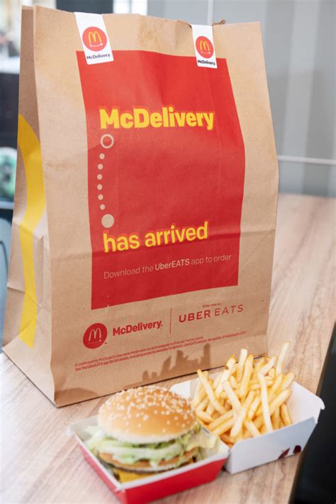 how mcdonald's deliver their products
