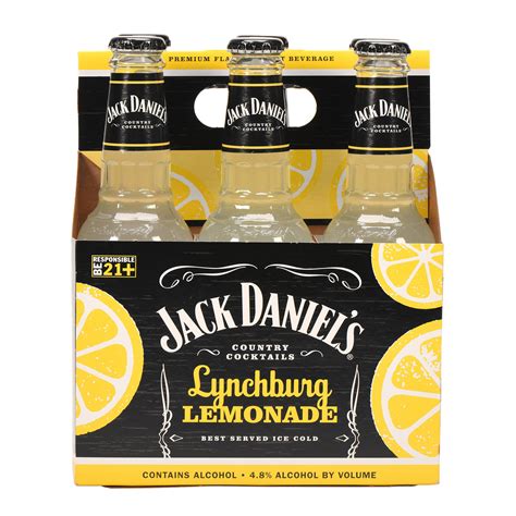 how much alcohol is in jack daniels lemonade