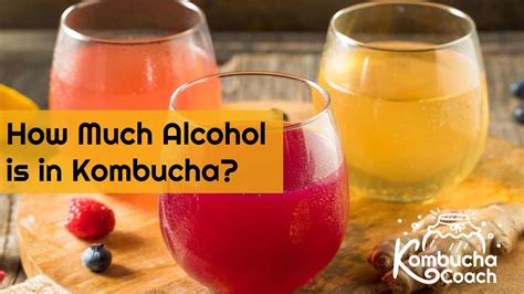 how much alcohol is in kombucha