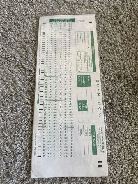 How Much Are Scantron Sheets