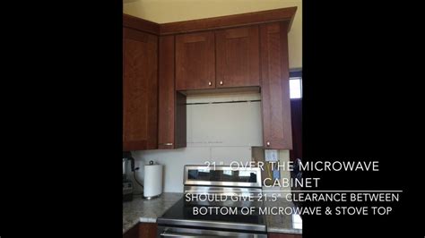 How Much Clearance Around Microwave