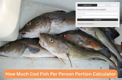 how much cod per person