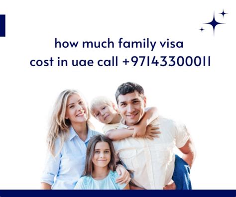 how much cost for family visa in uae
