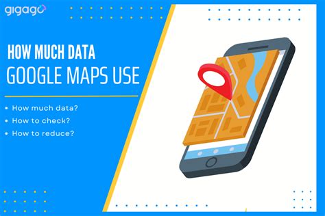 how much data does google maps use in one hour