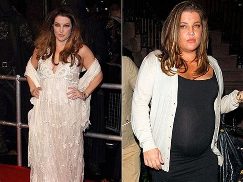 how much did lisa marie presley weigh