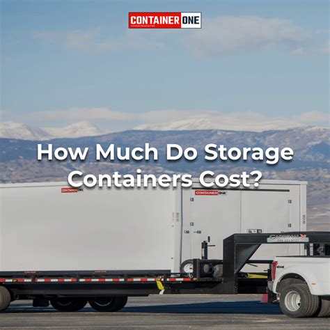 How Much Do Storage Containers Cost