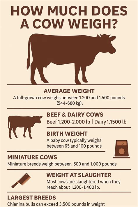 How Much Does A Average Beef Cow Weigh