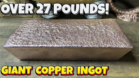 How Much Does A Copper Ingot Weigh