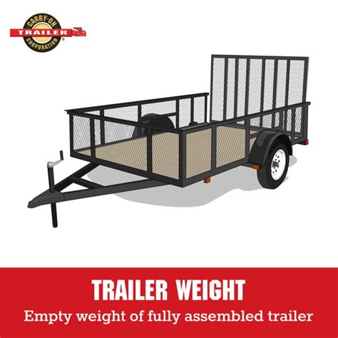How Much Does A Small Flatbed Trailer Weigh