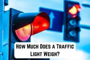 how much does a traffic light weigh