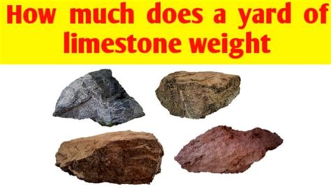 How Much Does A Yard Of 2A Limestone Weight