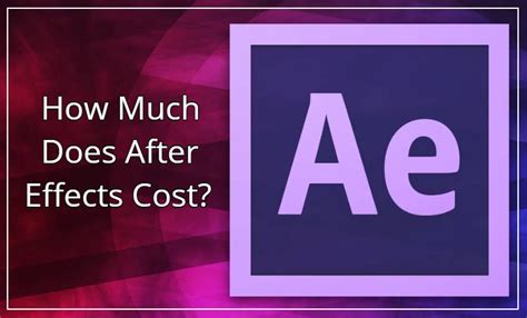 how much does after effects cost