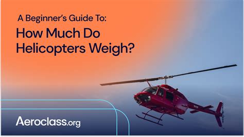 how much does an average helicopter weigh