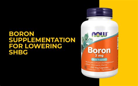 How Much Does Boron Lower Shbg