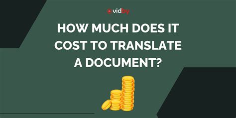 how much does document translation cost