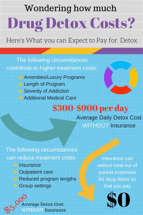 how much does drug detox cost