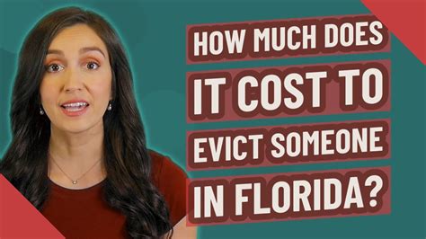 How Much Does It Cost Evict Someone