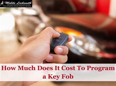 how much does it cost to program a smart key