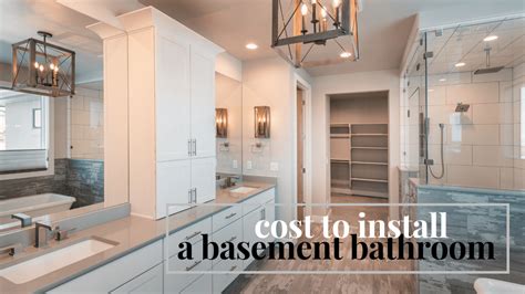 How Much Does It Cost To Put In A Bathroom In A Basement