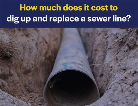 How much does it cost to repair a broken sewer pipe?