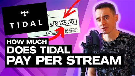 how much does tidal pay per 1000 streams