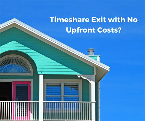 how much does timeshare exit cost